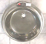Общий вид мойки нержавеющей врезной круглой МНВК 530(435) для кухни