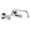 Смеситель для мойки двуручный с поворотным изливом Costa 31192 фирмы Grohe