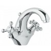 Смеситель для умывальника двуручный с литым изливом Sinfonia 21012 фирмы Grohe