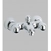 Смеситель для ванны двуручный с литым изливом Sentosa 25.007 фирмы Grohe