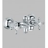 Смеситель для ванны двуручный с литым изливом Sinfonia 25030 фирмы Grohe