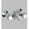 Смеситель для ванны двуручный с литым изливом Supra 25483 фирмы Grohe