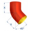 Отвод 45° PAM-GLOBAL "SML"