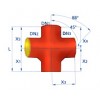 Крестовина 88° PAM-GLOBAL® - SML